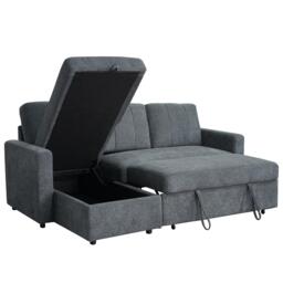 Aspire Nexis Corner Sofa Bed with Storage, Chaise on the - thumbnail 4