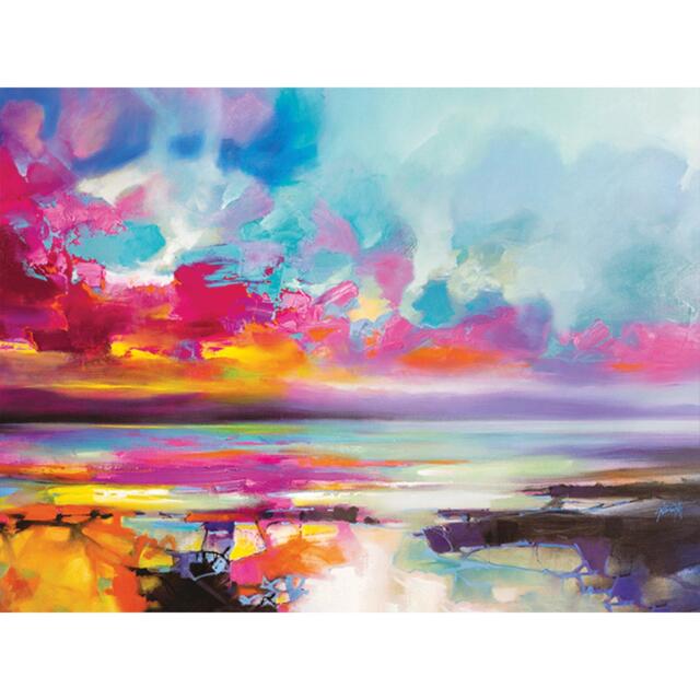 The Art Group Scott Naismith Da Capo Magenta 60X80 Wall Art
