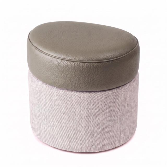 Sofa.com Acorn Half Moon Storage Footstool in Cachi/ Ash Caramello/ Ash - image 1