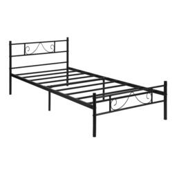 Urban Meuble Sturdy Metal Bed Frame with Elegant Headboard - thumbnail 3