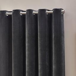 Yard Heavy Chenille Fully Lined Eyelet Curtains - thumbnail 2