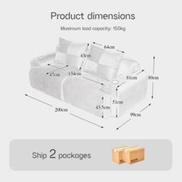 Urban Meuble Modular Corduroy Sofa - thumbnail 6