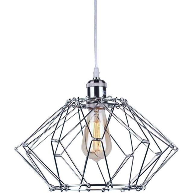 K Living Evolution Adjustable Geometric Cage Pendant Light - image 1
