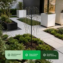 Streetwize Willow Tree with Solar Lights - thumbnail 4