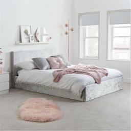 Birlea Berlin Ottoman Bed in Crushed Velvet - thumbnail 1