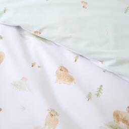 Bianca Mini Moo Cow Reversible Cotton Duvet Cover Set - thumbnail 4