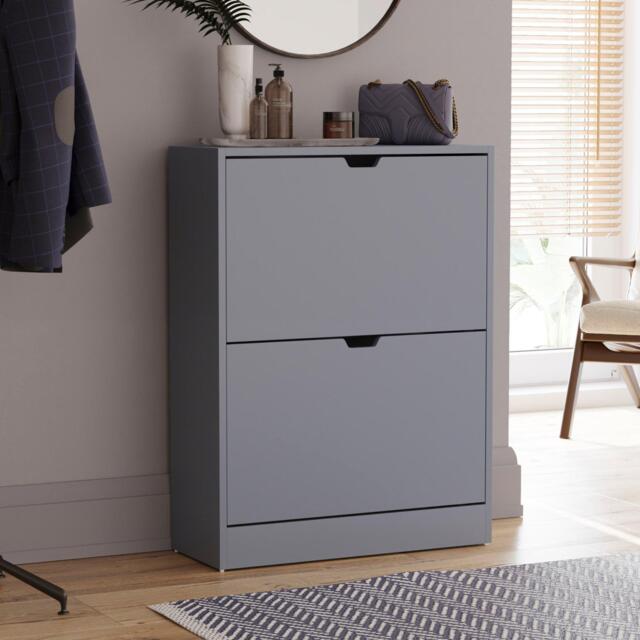 Lassic Vida Designs 2 Drawer Shoe Cabinet (Handle less) - image 1