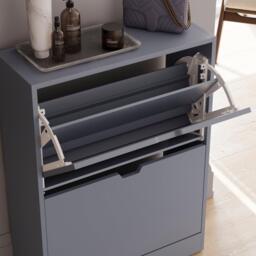 Lassic Vida Designs 2 Drawer Shoe Cabinet (Handle less) - thumbnail 5