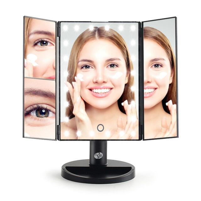 Rio 24 LED Touch Dimmable 3 Way Makeup Mirror - image 1