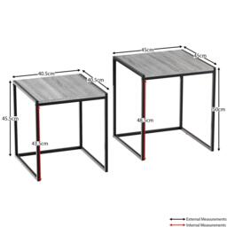 Lassic Vida Designs Brooklyn Nest of 2 Tables - thumbnail 2