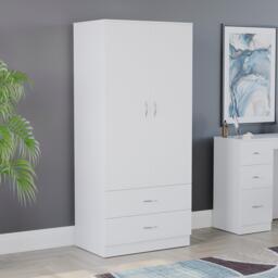 Lassic Vida Designs Riano 2 Door 2 Drawer Wardrobe - thumbnail 1
