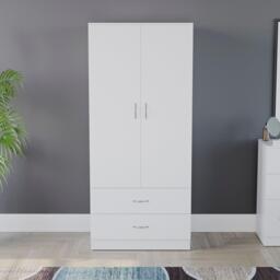 Lassic Vida Designs Riano 2 Door 2 Drawer Wardrobe - thumbnail 3