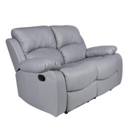 Homelife Canterbury Faux Leather 2 Seater Recliner Sofa - thumbnail 3