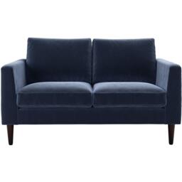 Jack Wills Jude 2 Seat Sofa in Velvet - thumbnail 1