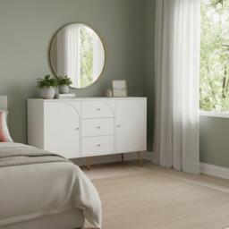 Urban Meuble Modern White Chest of Drawers - thumbnail 4