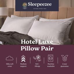 Sleepeezee Hotel Luxe Pillow Pair - thumbnail 8
