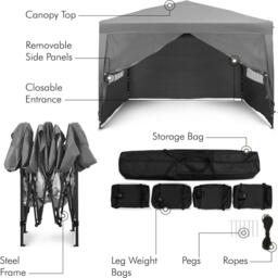VonHaus VonHaus Pop Up Gazebo including sides - thumbnail 8