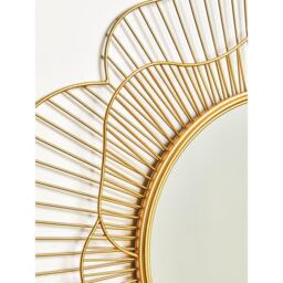 Interiors by Premier Matera Gold Flower Wall Mirror - thumbnail 4