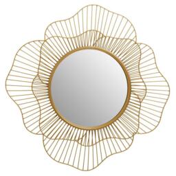 Interiors by Premier Matera Gold Flower Wall Mirror - thumbnail 3
