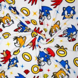 Sonic Sonic the Hedgehog Fleece Blanket - thumbnail 4
