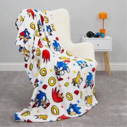 Sonic Sonic the Hedgehog Fleece Blanket - thumbnail 3