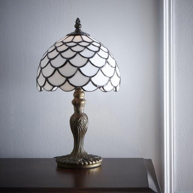 K Living 8 Inch Tiffany Antique Brass Lamp Modern Simple - image 1