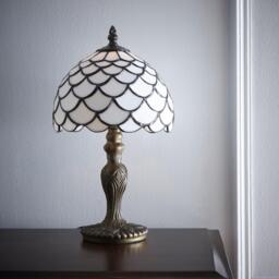 K Living 8 Inch Tiffany Antique Brass Lamp Modern Simple - thumbnail 1
