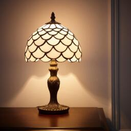 K Living 8 Inch Tiffany Antique Brass Lamp Modern Simple - thumbnail 2