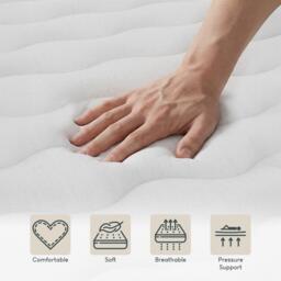 Lassic Lisbon S Double Ottoman F Leather Bed & Mattress - thumbnail 9