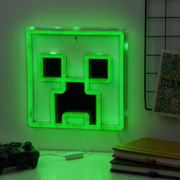 Paladone Products Ltd MC Creeper Neon Lamp - thumbnail 4