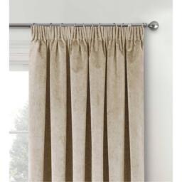Enhanced Living Oxford Velvet 100% Blackout Tape Top Curtains - thumbnail 3
