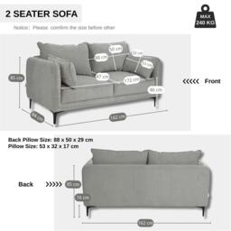 Jack Wills Neptune 2 Seat Sofa - thumbnail 7