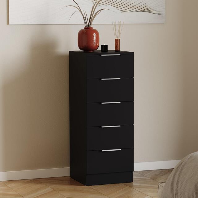 Lassic Trega 5 Drawer Narrow Chest of Drawers - image 1