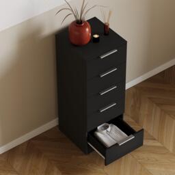 Lassic Trega 5 Drawer Narrow Chest of Drawers - thumbnail 5