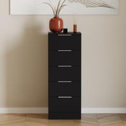 Lassic Trega 5 Drawer Narrow Chest of Drawers - thumbnail 3