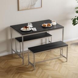 Lassic Roslyn 4 Seater Dining Table With Bench Set - thumbnail 4
