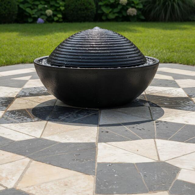 Streetwize Zen Ripple Solar Fountain - Dome Water Feature - image 1