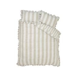 Catherine Lansfield Seersucker Frill Stripe Duvet Cover Set - thumbnail 5