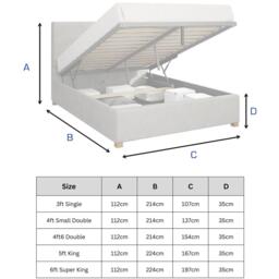 Catherine Lansfield Utopia Ottoman Wing Bed - thumbnail 6
