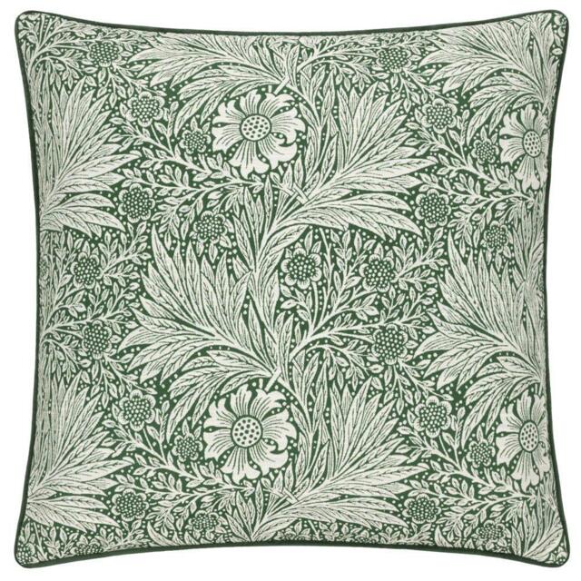 Morris and Co Marigold Piped Jacquard Feather Filled Cushion - image 1