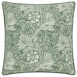Morris and Co Marigold Piped Jacquard Feather Filled Cushion - thumbnail 1