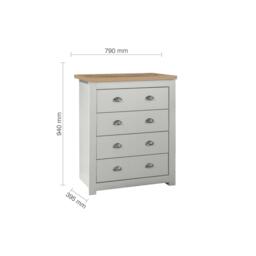 Birlea Highgate 4 Drawer Chest - thumbnail 9