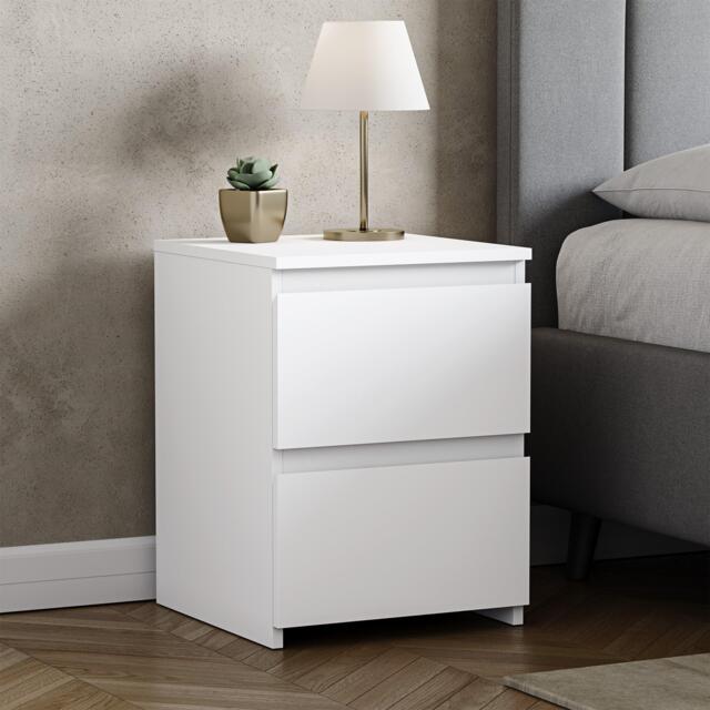 Lassic Vida Designs Denver 2 Drawer Large Bedside Chest - image 1