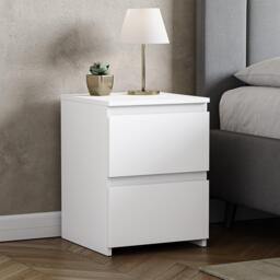 Lassic Vida Designs Denver 2 Drawer Large Bedside Chest - thumbnail 1