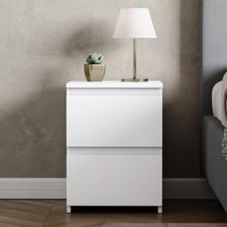Lassic Vida Designs Denver 2 Drawer Large Bedside Chest - thumbnail 3