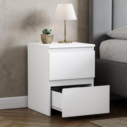 Lassic Vida Designs Denver 2 Drawer Large Bedside Chest - thumbnail 4