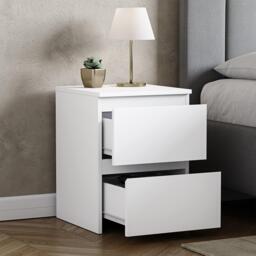 Lassic Vida Designs Denver 2 Drawer Large Bedside Chest - thumbnail 6