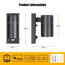 Breeins Wall Light with PIR Motion Sensor - thumbnail 2