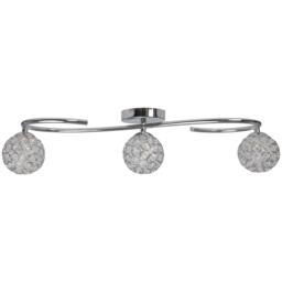 K Living Perivale 3 Light Crystal Ball Ceiling Light - thumbnail 2