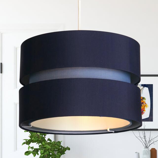 Lighting Collection Brea Grey Ceiling Shade - image 1
